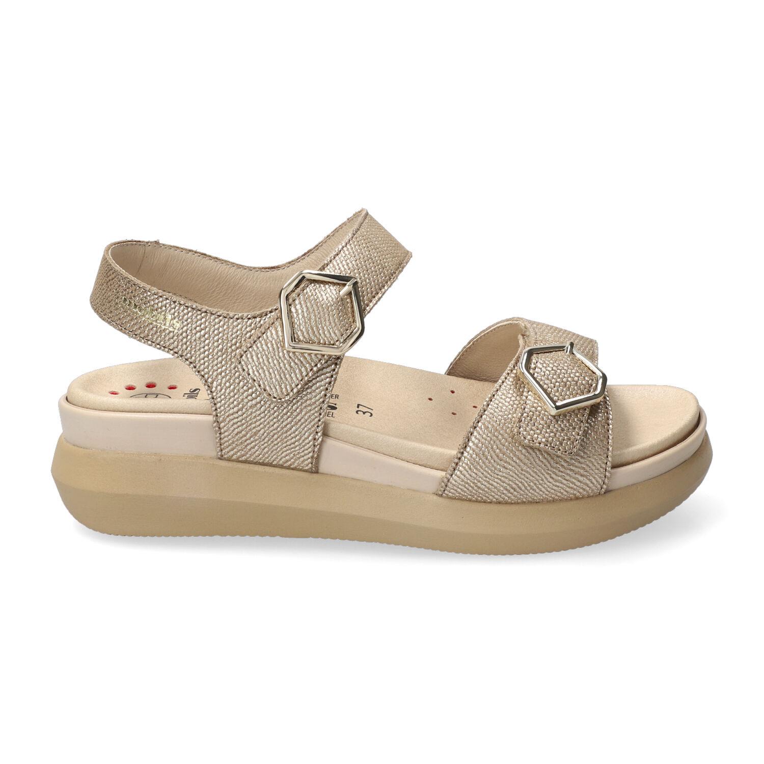 sandales femme modèle Fyda Or - Mephisto